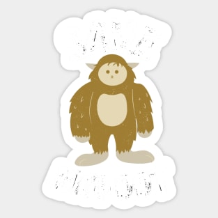 Save bigfoot Sticker